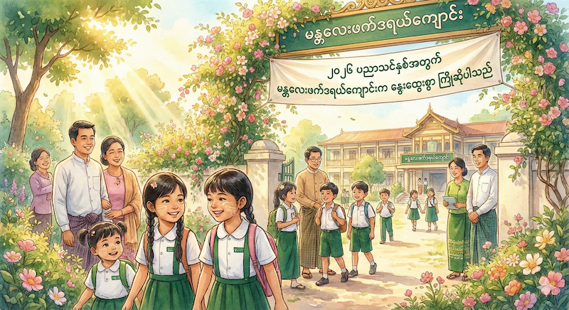 ၂၀၂၆ ပညာသင်နှစ်အတွက် မန္တလေးဖက်ဒရယ်ကျောင်းက နွေးထွေးစွာ ကြိုဆိုပါသည်။